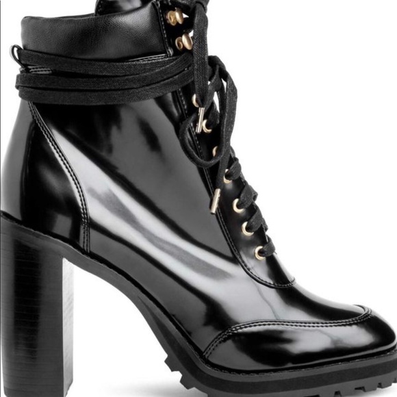 H&M Shoes - H&M Patent Leather Boots
